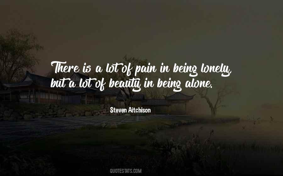 Quotes About Being Lonely #447001