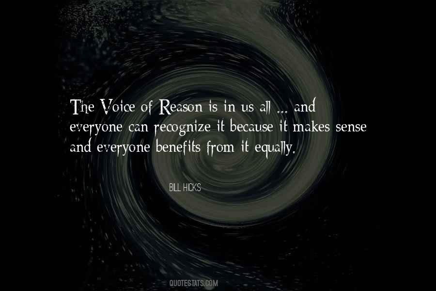 Quotes About Voice Of Reason #17966