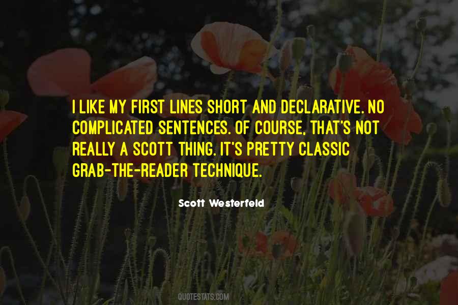 Declarative Sentences Quotes #1367960
