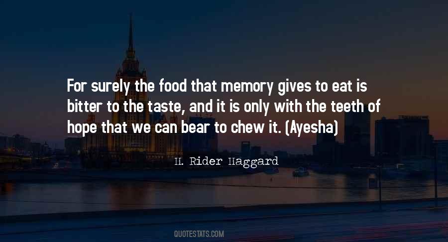 Quotes About The Taste Of Food #589082