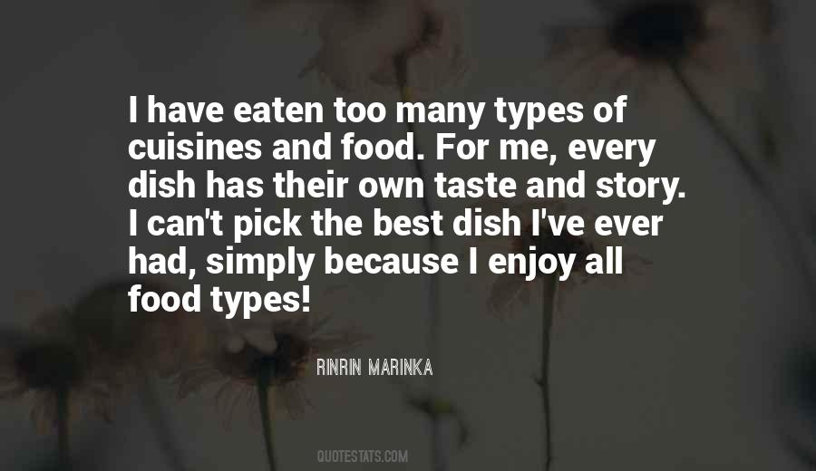 Quotes About The Taste Of Food #794016