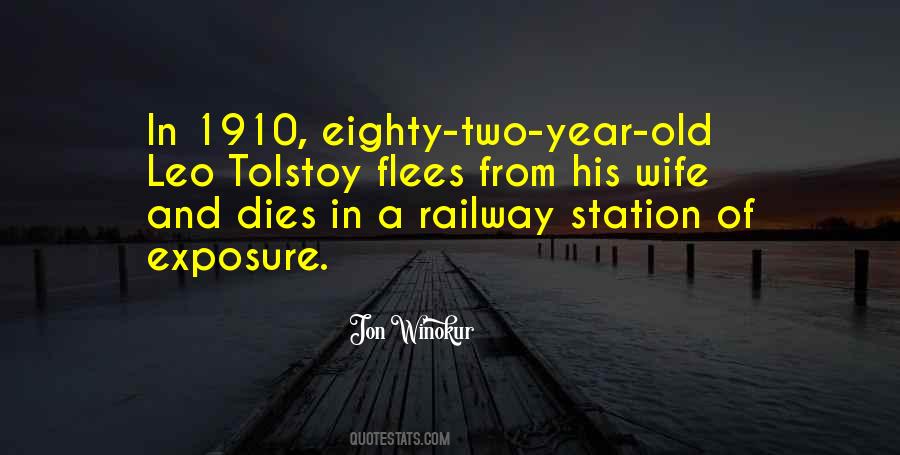 Quotes About Tolstoy #461907