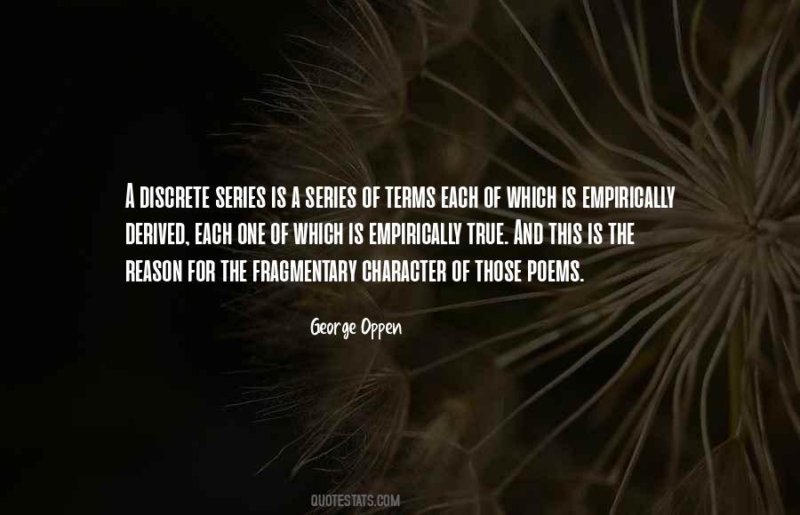 Quotes About Discrete #1368440