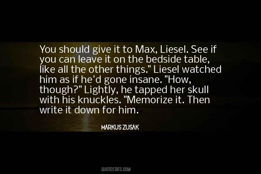 Quotes About Liesel And Max #9465