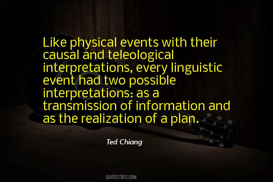 Physical Events Quotes #262223