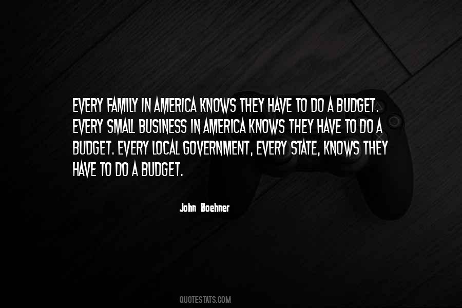 Quotes About Family Budget #450219