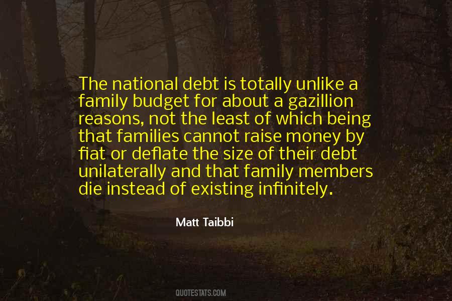 Quotes About Family Budget #734346