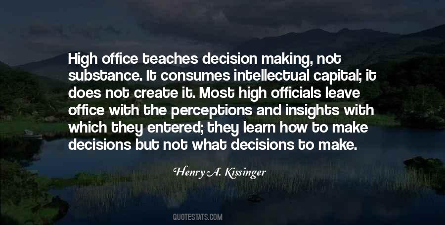 How To Make Decision Quotes #421342