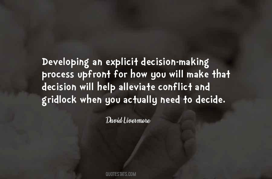 How To Make Decision Quotes #454170