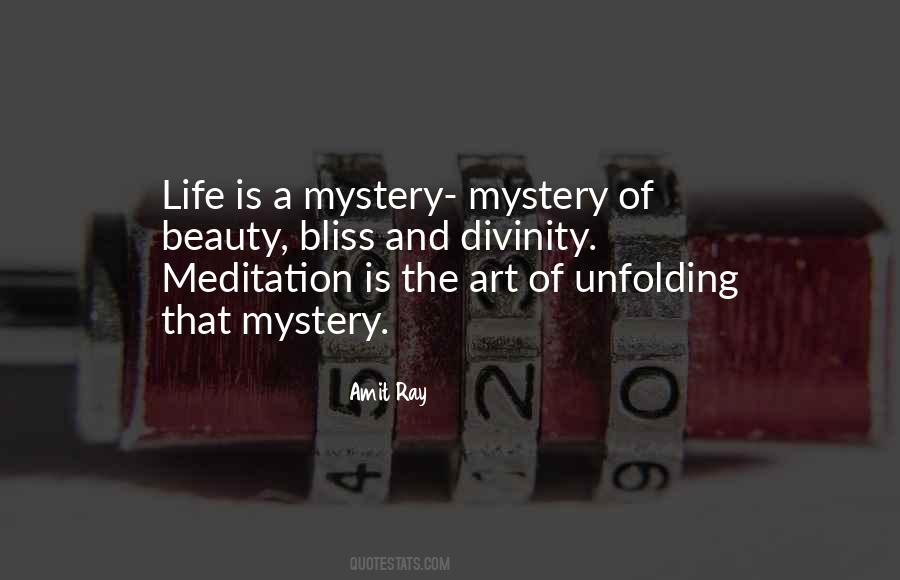 Life Mystery Quotes #281461