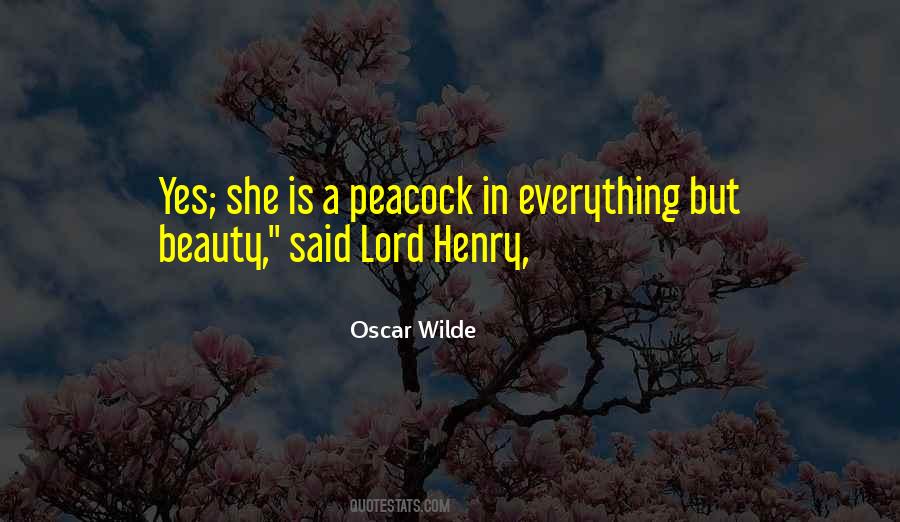 Beauty Of A Peacock Quotes #1520239
