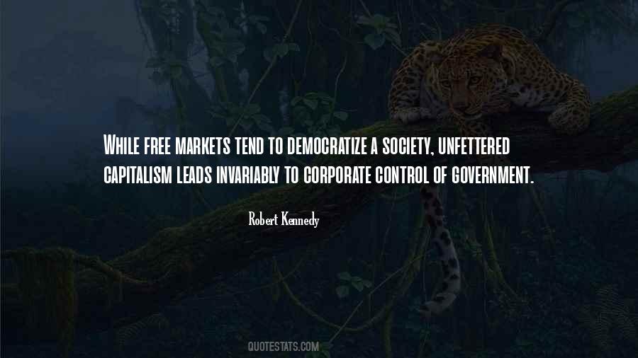 Quotes About Free Market Capitalism #539256