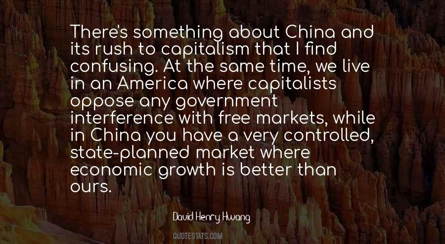 Quotes About Free Market Capitalism #703944