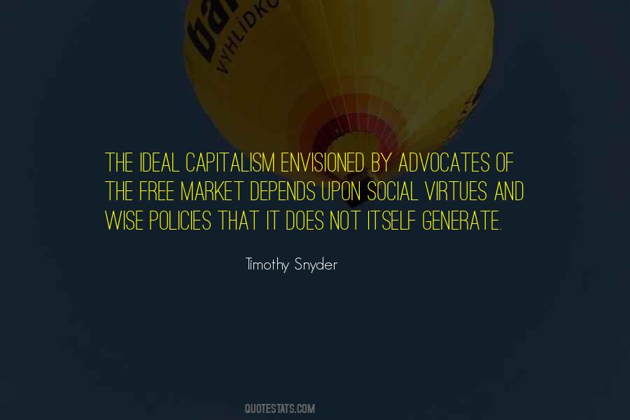 Quotes About Free Market Capitalism #909859