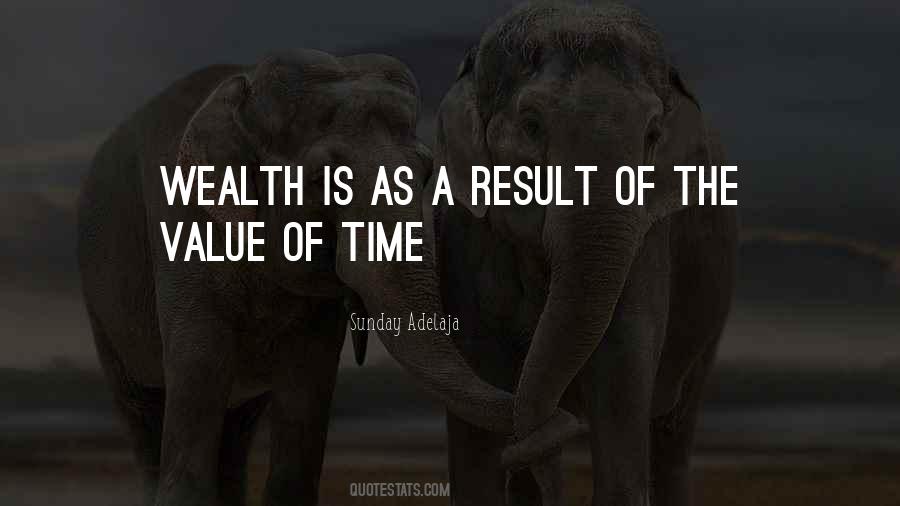 Quotes About Time Is Wealth #1228496