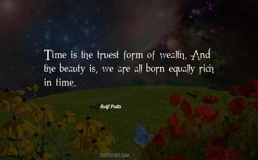 Quotes About Time Is Wealth #1249006
