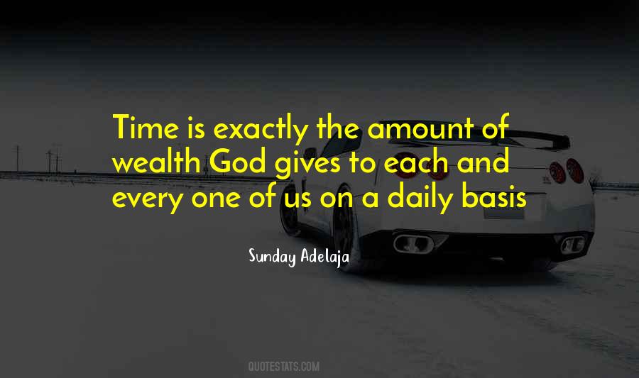 Quotes About Time Is Wealth #1253063