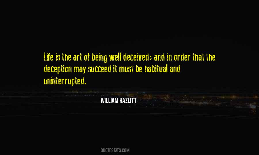 Quotes About Not Being Deceived #1084923