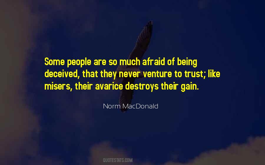 Quotes About Not Being Deceived #112299