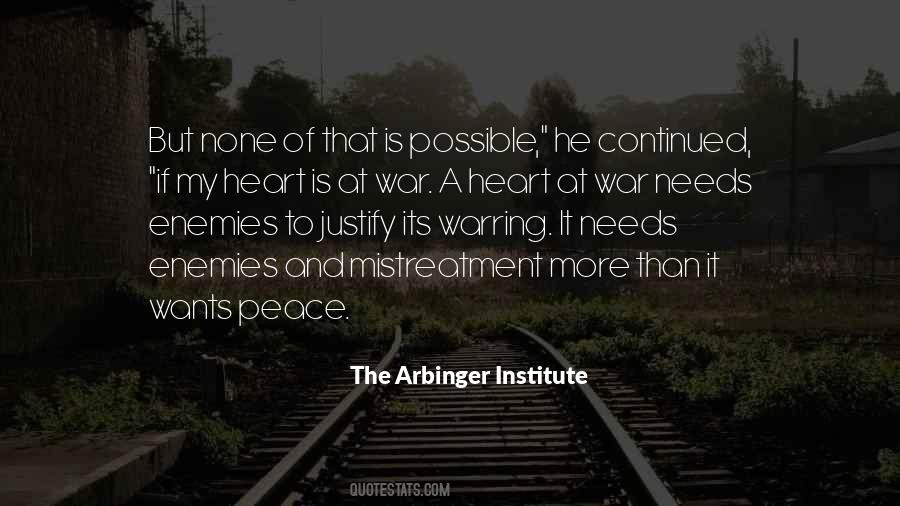 Heart War Quotes #319645