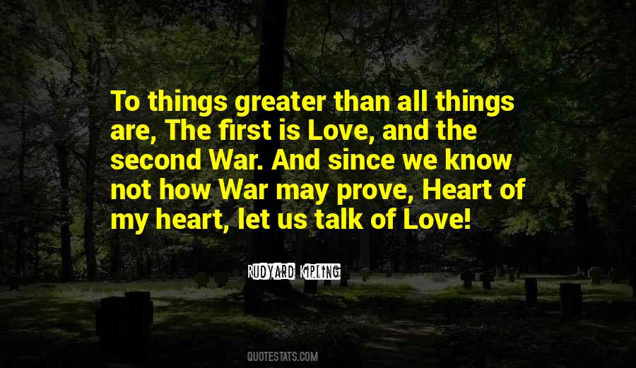 Heart War Quotes #765886