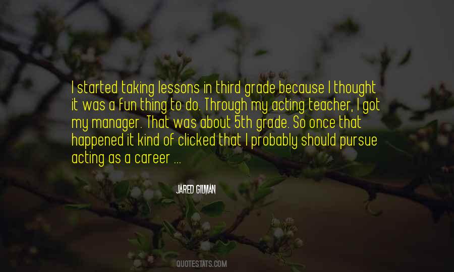 Teacher Lessons Quotes #368675