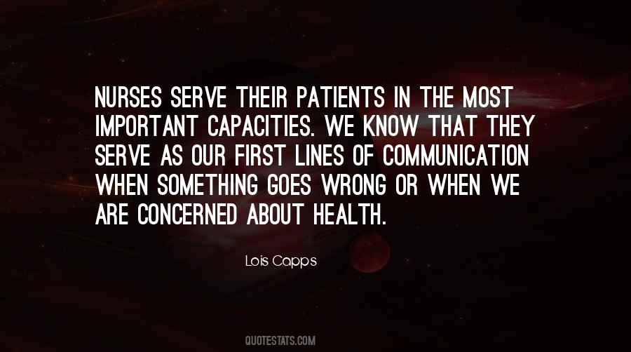 Quotes About Nurses And Patients #1006910