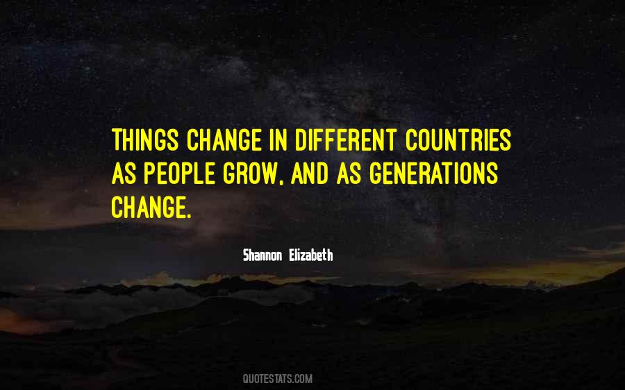 Quotes About Different Generations #1585998