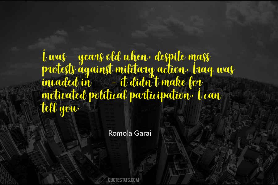 Quotes About Political Participation #877231