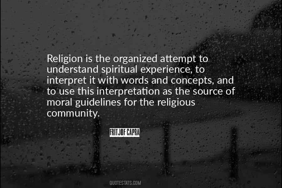 Religious Community Quotes #1618274