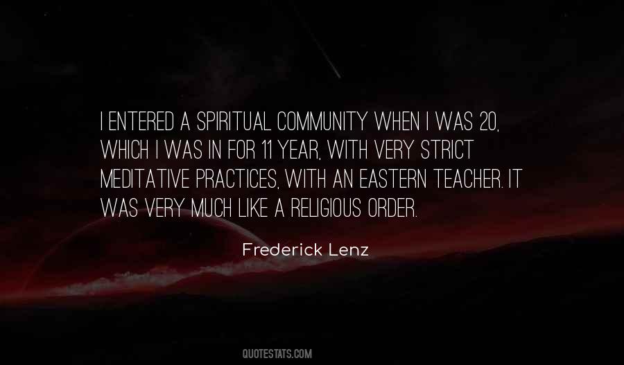 Religious Community Quotes #340822
