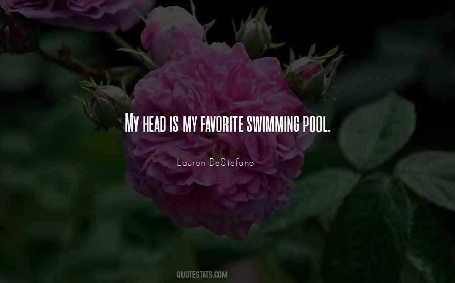 Quotes About Swimming Pool #760561