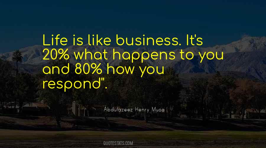 What Happens To You Quotes #717151