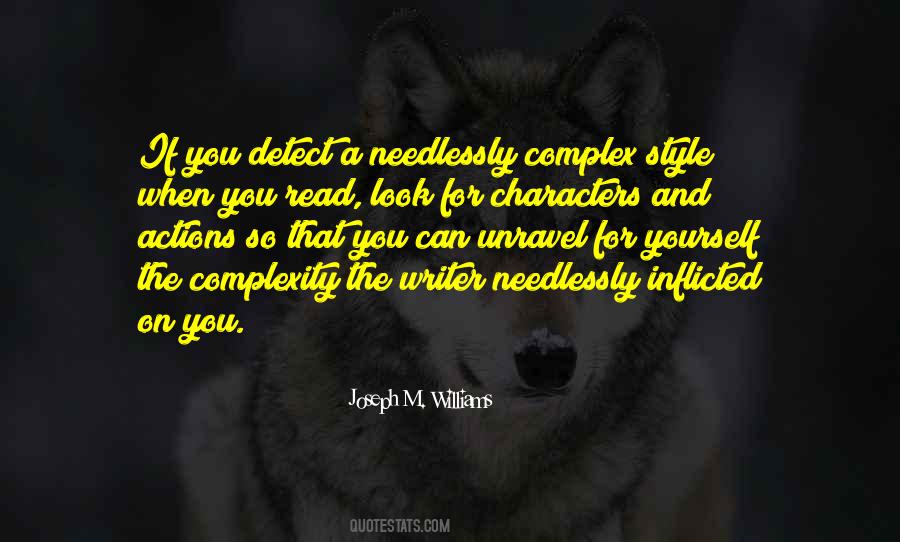 Quotes About Complex Characters #727820