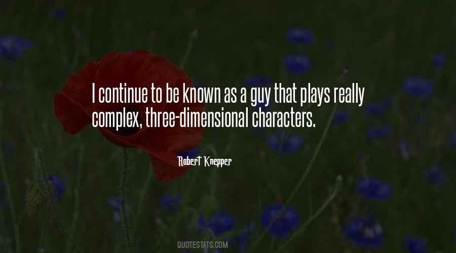 Quotes About Complex Characters #78395