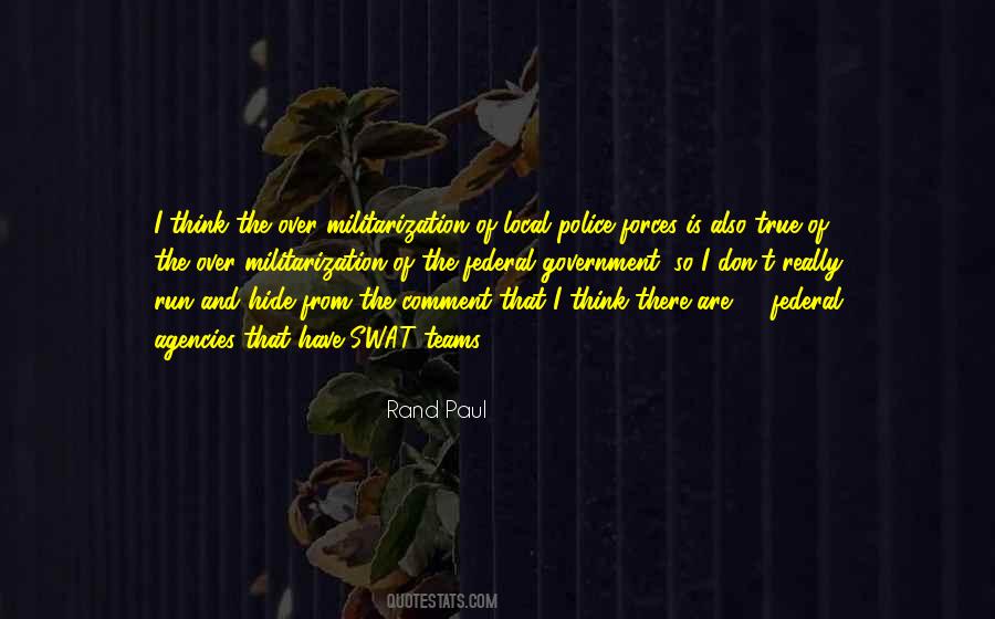 Quotes About Militarization #507025