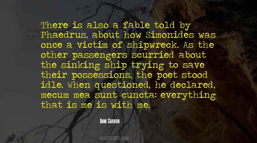 Ship Is Sinking Quotes #1872714