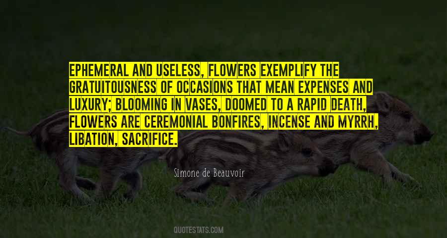 Quotes About Death And Flowers #985638