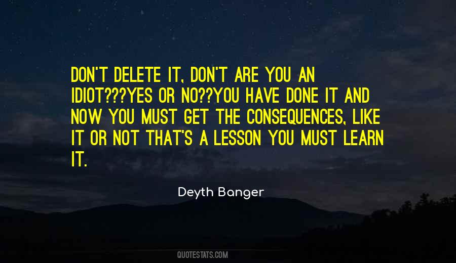 Quotes About Delete #208007