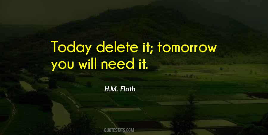 Quotes About Delete #697117