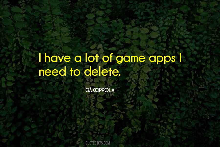Quotes About Delete #848161