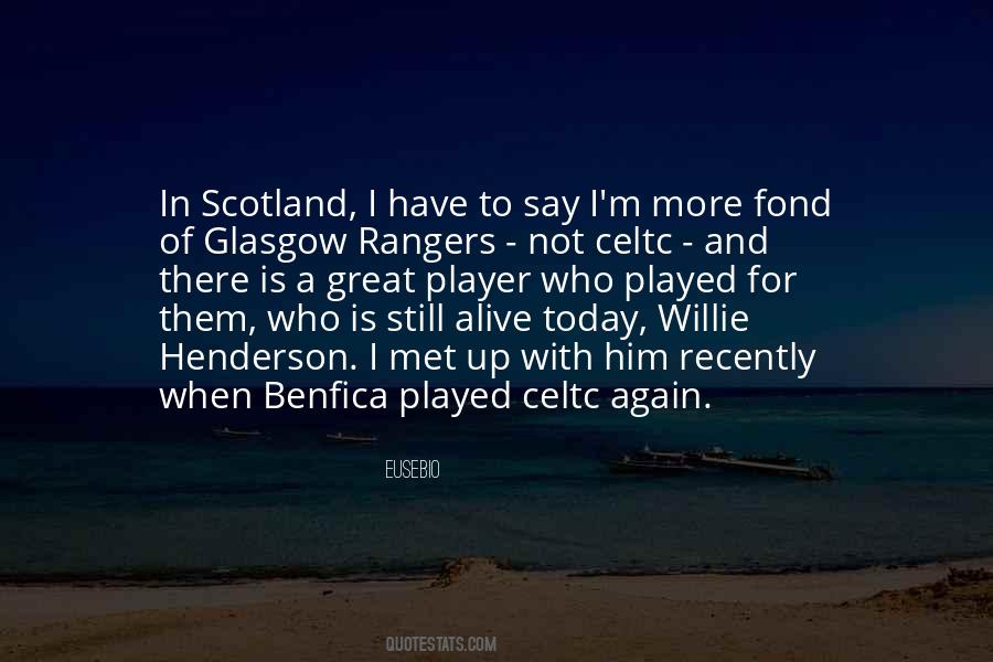 Quotes About Glasgow Rangers #748272