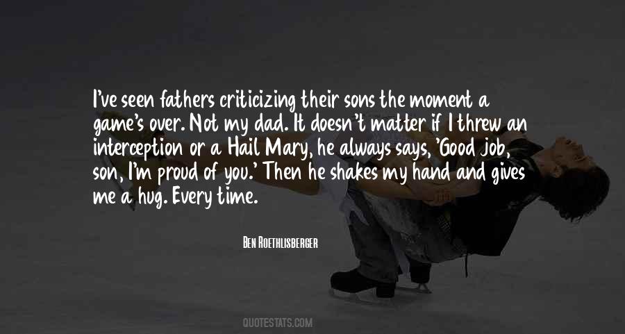 Quotes About Sons And Fathers #328262