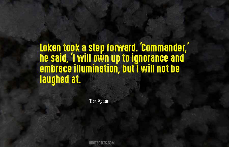 Quotes About Step Forward #1372263