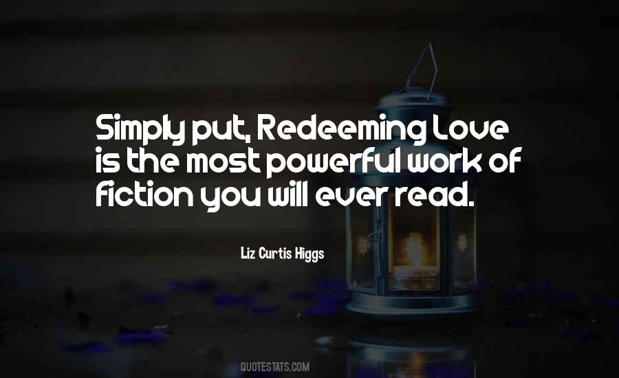 Quotes About Redeeming Love #41416