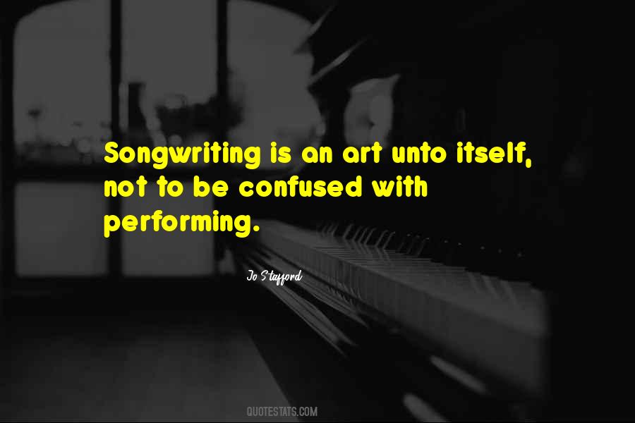 Quotes About Performing #1682918