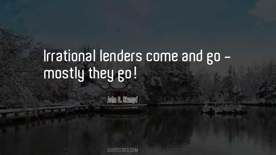 Quotes About Lenders #1837755