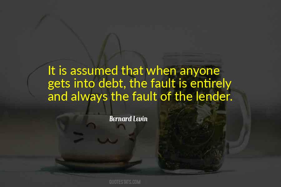 Quotes About Lenders #392784