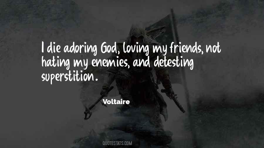 Quotes About Enemy And Friends #365580
