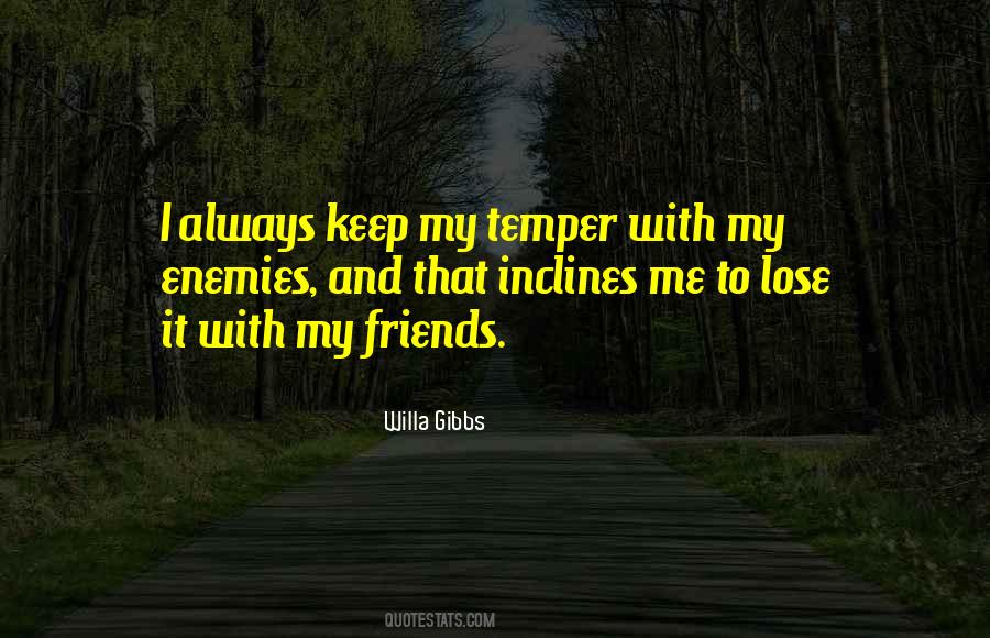 Quotes About Enemy And Friends #451305